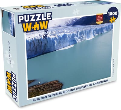 Puzzel Foto van de Perito Moreno gletsjer in Argentinië - Legpuzzel - Puzzel 1000 stukjes volwassenen