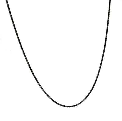 Orphelia Long Chain Black Sterling Zilver 925 Zk-2727/3