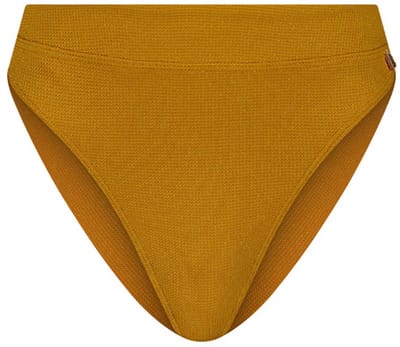 Beachlife brazilian bikinibroekje met textuur oker