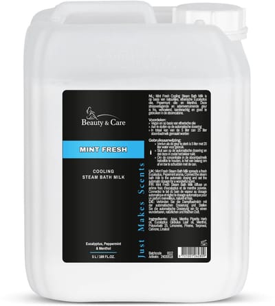 Munt Fris stoombadmelk - Beauty & Care - 5 L. new
