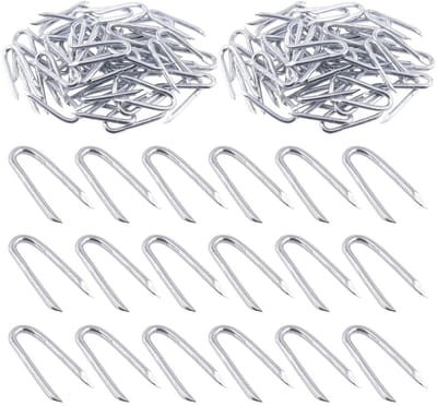 200 Stuks 3/2 " - 0.16 " × 1.57" Staaldraad Hek Nietjes voor Omheiningen