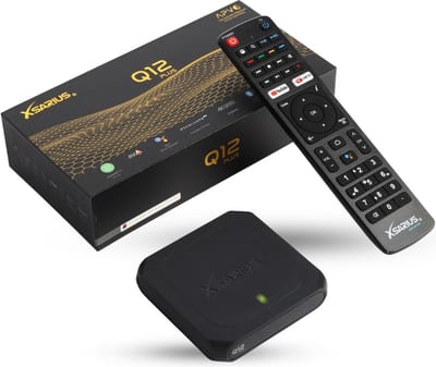 XSARIUS Q12 PLUS Android TV Box - MediaPlayer - Mediaspeler - Android 12 - 4GB DDR RAM en 32GB Flash - 4K Ultra HD