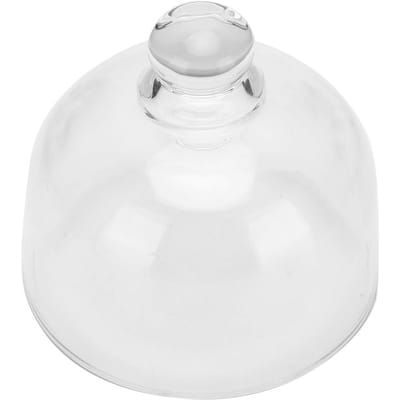 Couvercle anti-poussière en verre transparent pour montres, ornements, décoration DIY, collection white
