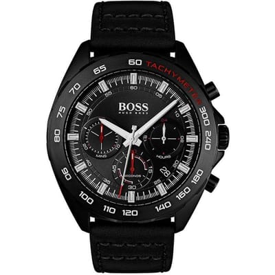 Hugo Boss 1513662 Zwart Chronograaf Herenhorloge 44 zwart