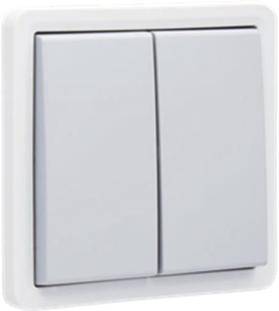 Niko Hydro serieschakelaar grijs schroefklemmen - 700-31500