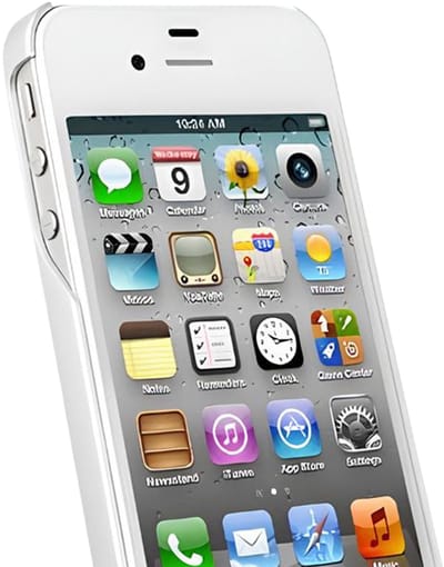 Moshi, Hoesje geschikt voor iPhone 4/4S - iGlaze, Wit