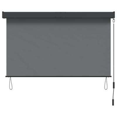vidaXL - Rolgordijn - Lichtgrijs - 60 - x - 250 - cm - Stof - en - Aluminium