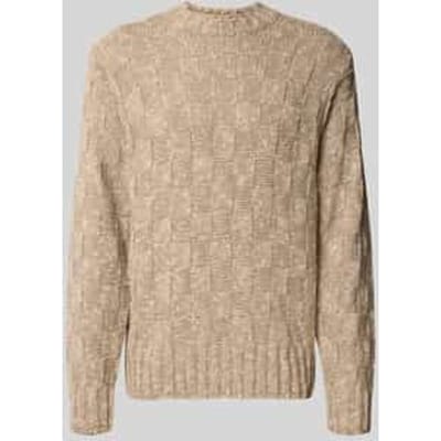 Gebreide pullover met ribboorden, model 'KYLOE'