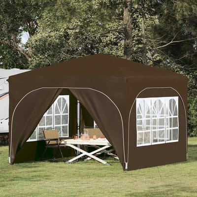 Pop-up Partytent - Feestdak Paviljoen - Outdoor Evenementen - Waterdicht UV-beschermend - 290 x 290 cm - Taupe