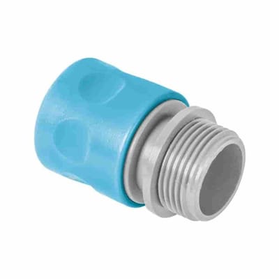 Snelkoppeling 3/4'' met Buitendraad - Doorloop