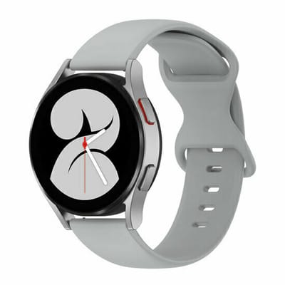 By Qubix - Solid color sportband - Grijs - Geschikt voor Xiaomi Redmi Watch 5 Active / Redmi Watch 5 Lite