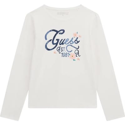 Kinder-T-shirt met lange mouwen Guess