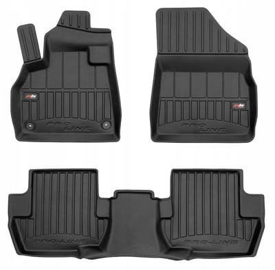 Frogum - 3D Pro-Line - Automatten Set - Geschikt voor CITROEN DS5 2011-2015 - 3-delig - Hoge Rand 6cm