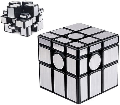 Mirror Cube Silver - breinbreker - puzzel - kubus - 3x3 cube - New Edition - Fanxin