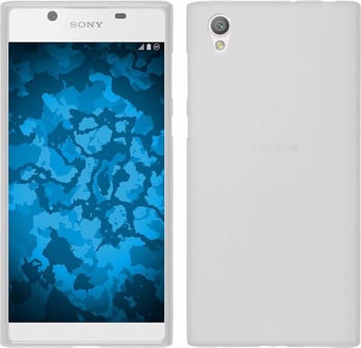 Transparant Mat Wit TPU Siliconen Case Hoesje Geschikt voor Sony Xperia L1