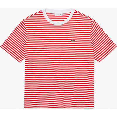 Lacoste - Maat 38 - Dames T-shirt - Corrida/White