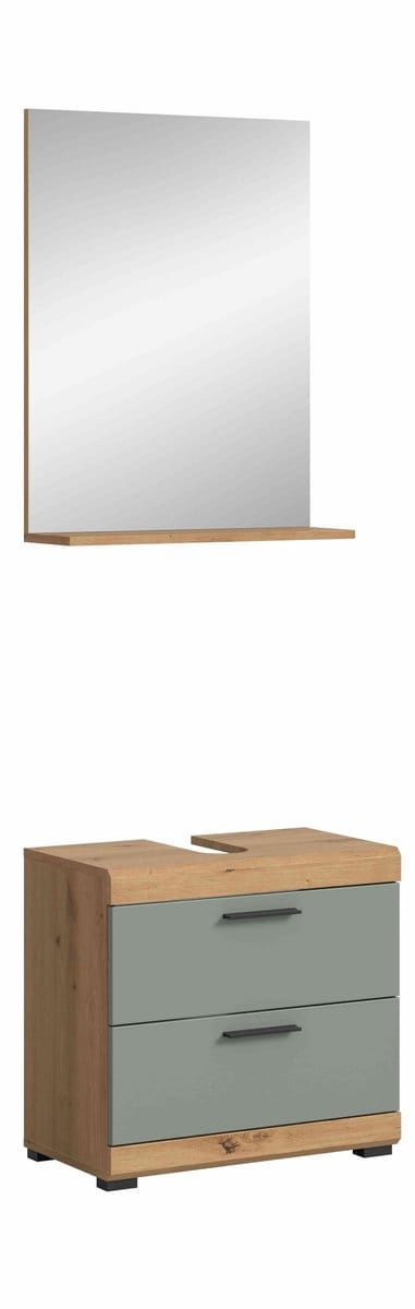Scout badkamercombinatie salie MDF TZ Artisan eiken NB - 37x60x191cm