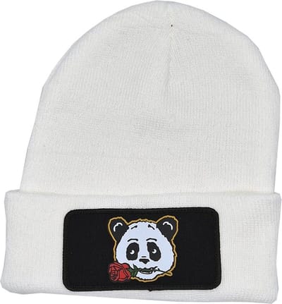 Lauren Rose - Invincible Rose Panda - Beanie - Muts - Wit