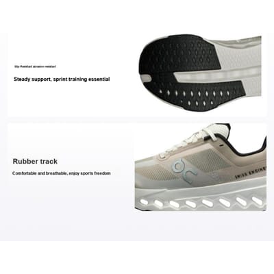 ON Cloudsurfer Next Fog Ivoor Dames Sneakers Grijs 3WE30053213 37 gray