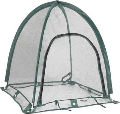 Draagbare Plantenkas - Pop-up Broeikas - Planten Beschermen - Gebruiksvriendelijk Pop-up Design - 92 x 92 x 100 cm - Gaas