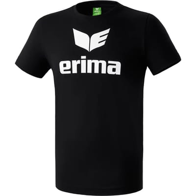 Erima Promo T-Shirt Heren - Zwart / Wit | Maat: L