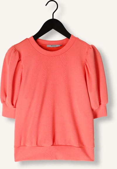 Minus Livana T-shirt Tops & T-shirts Dames - Shirt - Koraal - Maat XS