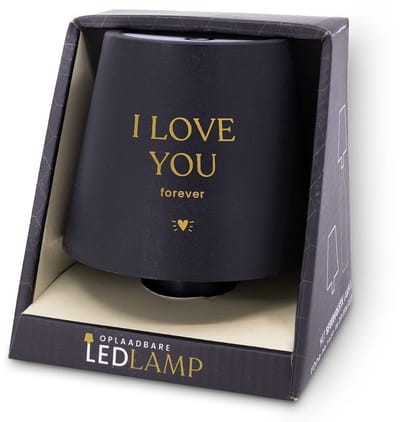 Led Lamp - I love you - Draadloze tafellamp - Zet deze lamp op een fles wijn, of op een bierflesje óf gewoon op tafel als tafellamp