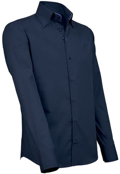 Giovanni Capraro 917-36 Heren Shirt 55/45% Katoen/Polyester overhemd | S