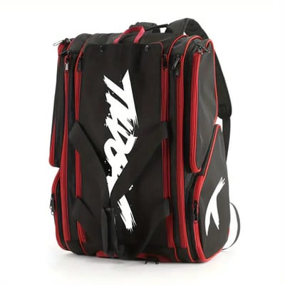 Nivard Padeltas - Padel Tas - Tennistas - Tennis - Rugzak - Hoes - Heren - Dames - Zak - Zwart/Rood