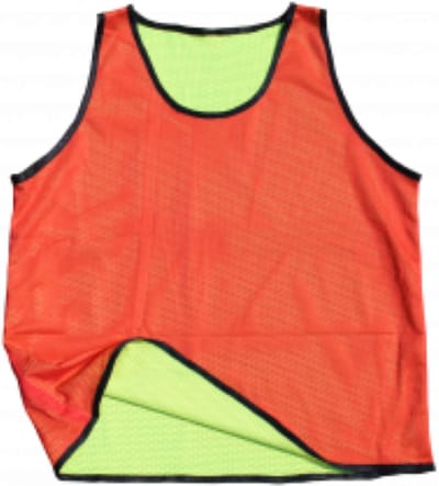 Training hesjes - Dubbelzijdig - Overgooiers Geel/rood - XL - 10 stuks Klasse en Geweldig