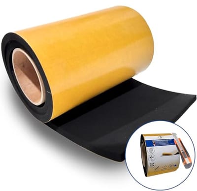Zelfklevende Isolatiestrip Schuimrubber met Gesloten Cellen 10cm x 1m x 10mm voor Isolatie en Demping