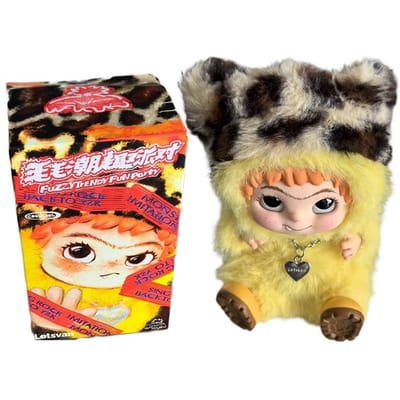 Wakuku V2 Série Renard et Lapin Trick Or Treat Peluche Vinyle Boîte Aveugle Porte-clés Pendentif Boîte Mystère Surprise Jouet à Collectionner Cadeaux