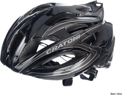 Cratoni Fietshelm C-Bolt - Zwart/zilver - M/L (56-59cm)