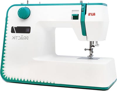 Naaimachine - Naai machine - Kleding Repareren - Metalen Behuizing - 7 Kilogram - Wit/Groen