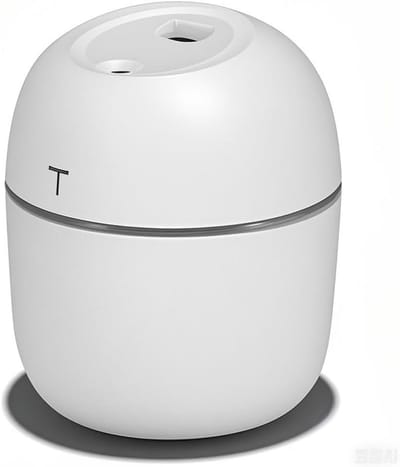 Luchtbevochtiger Mini - Aroma Verdamper - Thuis Kantoor - Stille Werking - 220ml Capaciteit - Wit