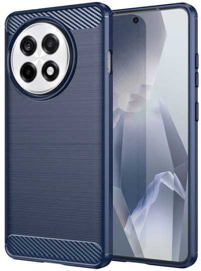 Coverup Hoesje - Geschikt voor OnePlus 13R Hoesje - Coverup Armor Brushed TPU Back Cover - Blauw