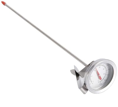 Dailygoods - Thermometer - Kettle Thermometer - Hoogwaardige nauwkeurigheid - Metaal - Voor wijn en bier - Ideaal voor thuisbrouwers - 31.8 cm