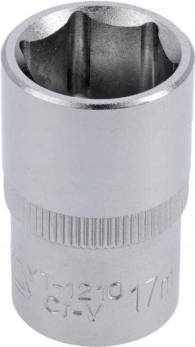 Getagde Doplagssleutel 17mm 1/2" Zeskant Kort