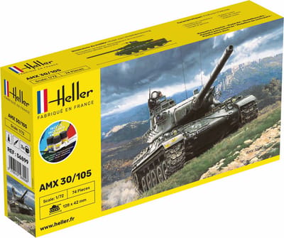 Heller - 1/72 Starter Kit Amx 30/105hel56899 - modelbouwsets, hobbybouwspeelgoed voor kinderen, modelverf en accessoires