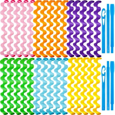 Dailygoods- Golfkrullers Set van 30 - Hittevrije Haarrollers