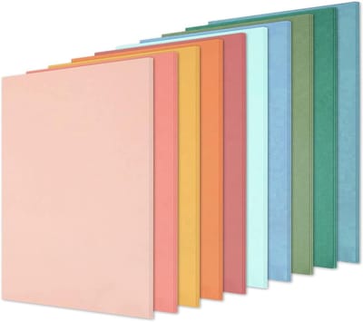 A4 Gekleurd Cardstock 250gsm - 30 Vellen in 10 Kleuren voor Creatief Knutselen, Scrapbooking en Decoratie