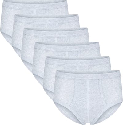 Beeren heren slip - 6-pack - maat L - grijs mêlee