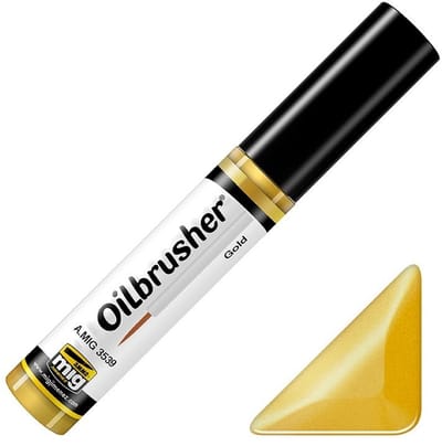AMMO by Mig Jimenez Hobbyverf Enamel verf - MIG 3539 Oilbrusher Gold Oilbrusher(s) - 10 ml