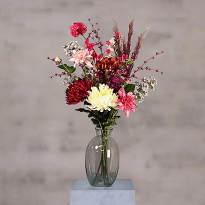 Kunstbloemen boeket - Sfeervol - 80 cm - Zijden bloemen - Onderhoudsvrij