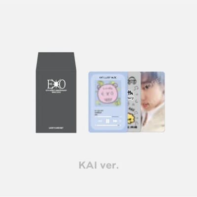 EXO - [13e Jubileum MD] LUCKY CARD KAI white