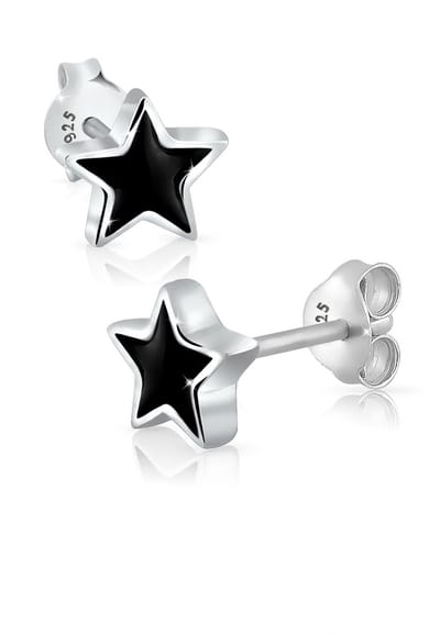 Elli - Oorbellen - Sterne Emaille Astro Trend Filigran 925 Silber - Dames