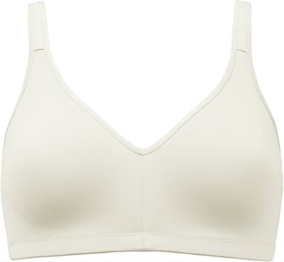 Naturana soft BH zonder beugels met elastische cups maat 90 B/C/D champagne
