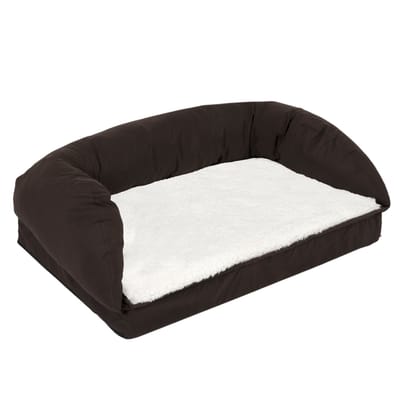 - M: L 90 x B 60 x H 30 cm - Orthopedische Hondenbank Vierkant