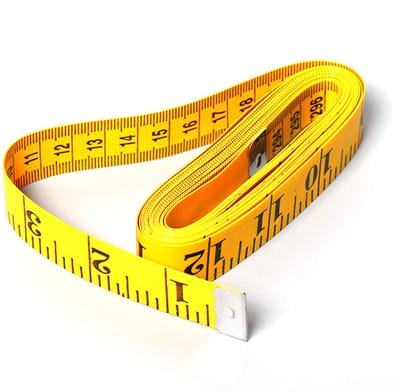 Flexibel Meetlint 3 Meter / 120 Inch - Dubbelzijdig (CM/Inch) voor Kleermakers, Lichaamsmeting en Knutselen