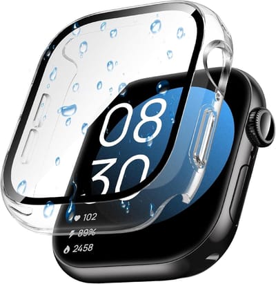 Screen Protector - Hoesje Transparant 42mm Geschikt voor Apple Watch Series 10 & Series 11 - 42mm Beschermmend Hoesje Full Cover Hard Case